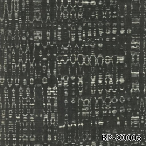 القشرة الخشبية الاصطناعية من اللؤلؤ السوداء اللون الداكن BP-X0003 للباب الداخلي