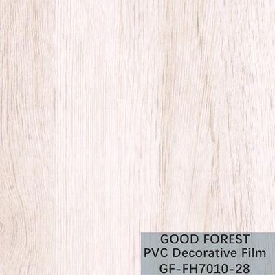 ورق الحائط الأبيض PVC فيلم ديكور 1260 مم - 1330 مم عرض الحبوب الخشبية