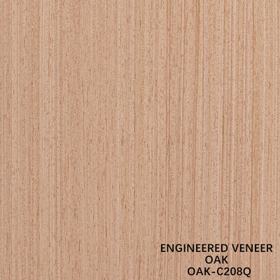 الخشب الأمريكي الهندسي الخشب المزخرفة ربع قطع 0.5mm سمك للباب والخزانة وجه OAK-208Q / 373S / 1092S / 1103S / 1188C
