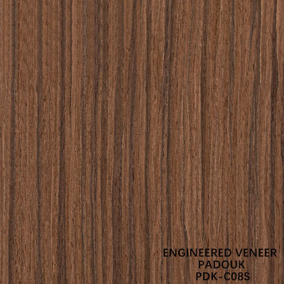 المهندسة الفاخرة الخشب الفنير من Quandong سمك 0.18-0.6mm لديكور الفندق يمكن تخصيصها PDK-08S/08C
