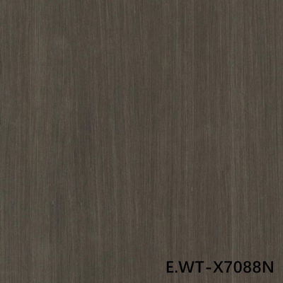 طلاء الخشب الهندسي الرفيع المستوى الجوز الأوروبي E.WT-X7088N ربع قطع مستقيم لون داكن 2050mm الطول للخزانة