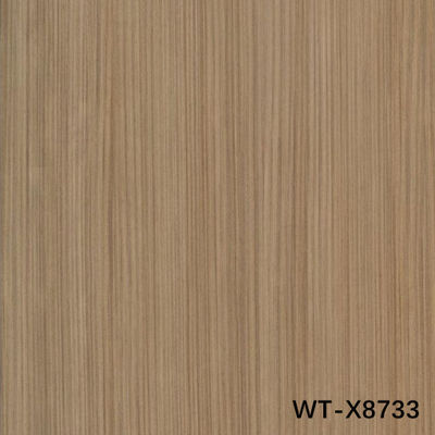 طلاء الخشب المعدل من الدرجة العالية الجوز الطبيعي Wt-X8733 البني مستقيم 2250mm للوحة الخزانة الصف E0 المصنع