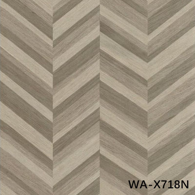 قشرة خشب هندسي من نوع Arrow Grain مقاس ممتد 2500-3100 مم لألواح الجدران WA-X718N