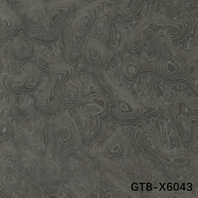 محاكاة الخشب القشرة من الشجرة الرمادية بورل GTB-X6043 الطويل الحجم 2850مليمتر